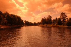 Dark Orange Gradient (Positioned Full Frame) 1/1000s Original